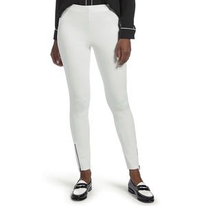 HUE | Ankle Zip Simply Stretch Twill Skimmer Legging | NWT